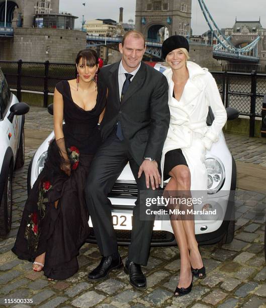 Princess Tamara Bourbon, Jodie Kidd and Lawrence Dallaglio