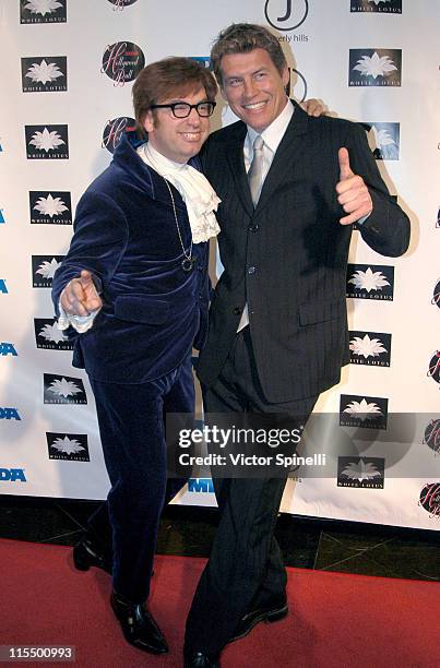 Austin Powers and Chris Breed during Muscular Dystrophy Association Honors Chris Breed at White Lotus in Hollywood, California, United States.