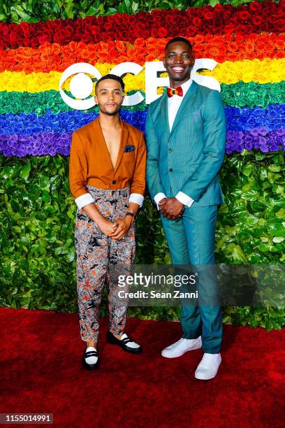 Guest and Tarell Alvin McCraney attend the 73rd Annual Tony Awards at Radio City Music Hall on June 09, 2019 in New York City.