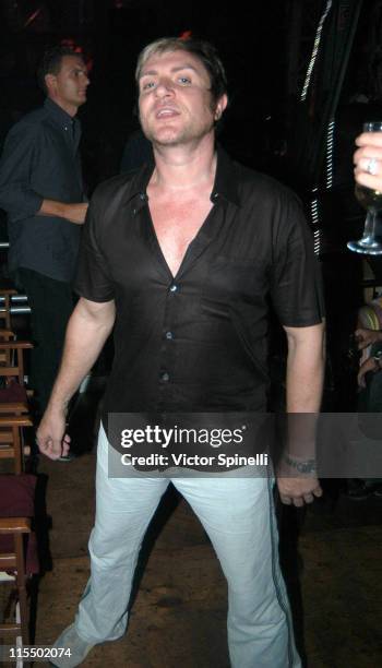 Simon Le Bon of Duran Duran during Manumission Week 5 - The Largest Party in the World at Privilege in Ibiza, Spain.