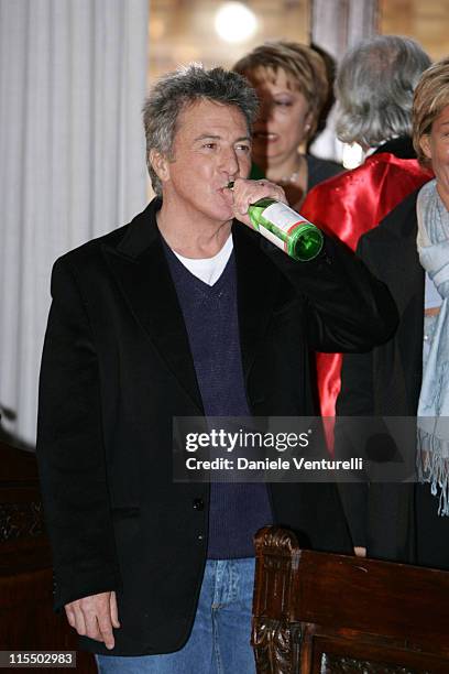 Dustin Hoffman during Dustin Hoffman is Host of Honor for the Carnival of Hundreds - February 6, 2005 in Cento, Ferrara, Italy.