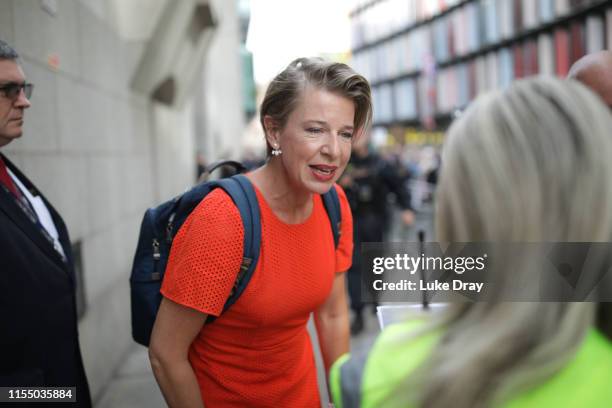 Katie Hopkins is seen as British far-right activist and former leader and founder of English Defence League , Tommy Robinson, whose real name is...