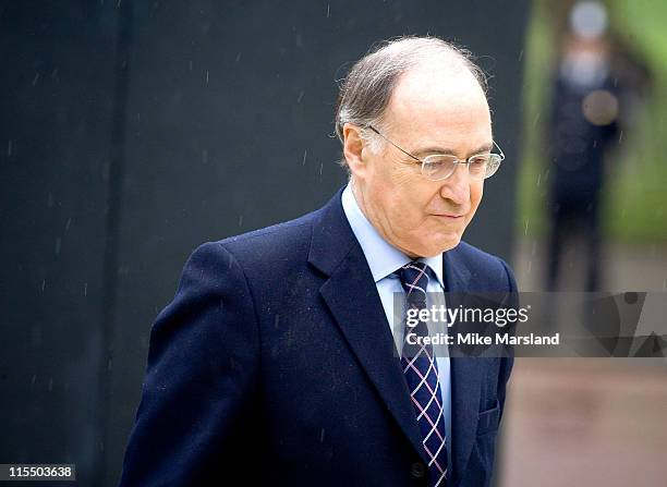 Michael Howard attends the unveiling of the national police memorial designed by Sir Norman Foster. Building work began on June 28 last year, after...