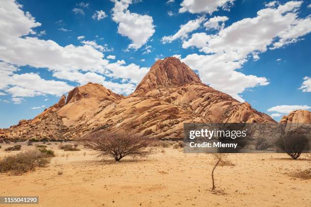 the spitzkoppe mountain range spitzkuppe namibia - spitzkoppe stock pictures, royalty-free photos & images