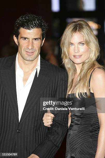 Luis Figo and guest during Dolce & Gabbana 20th Anniversary in Milano, Italy.