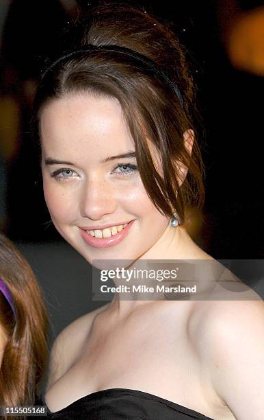 Anna Popplewell during "The Chronicles of Narnia: The Lion, The Witch and the Wardrobe" London Premiere - Outside Arrivals at Royal Albert Hall in...