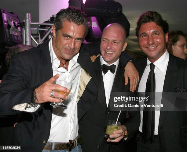 Edoardo Costa, Giuseppe Cipriani and Giorgio Veroni