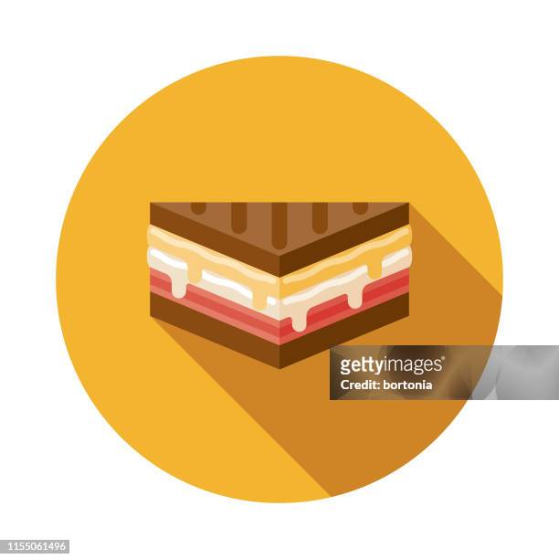 reuben sandwich icon - reiben stock illustrations