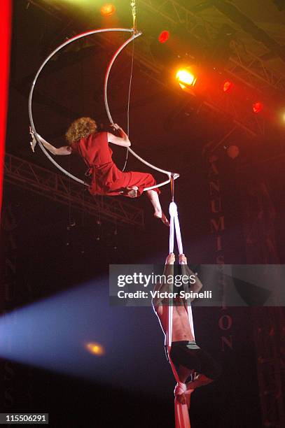 Mike and Claire Manumission performing during Manumission 2006 Opening Party at Privilege in Ibiza, Spain.