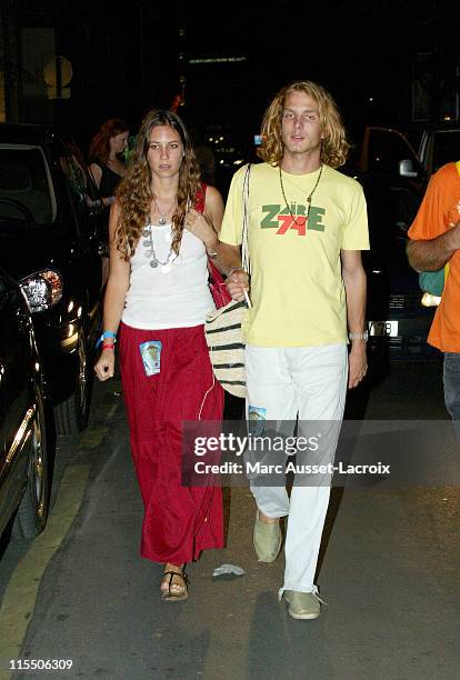 Andrea Casiraghi and Tatiana Santo-Domingo