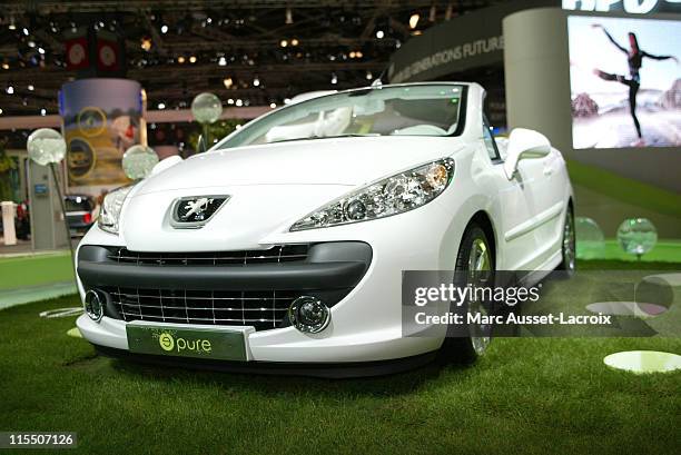 General view of the new Peugeot 207 PURE car during Paris International Motor Show in Paris, France.