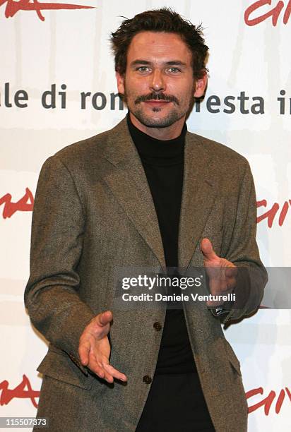 Sagamore Stevenin during 1st Annual Rome Film Festival - "Cage" Photocall at Auditorium in Rome, Italy.