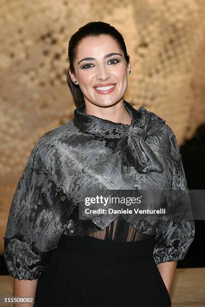 Luisa Ranieri during Loris Cecchini Exhibition - Fendi Party at Palais de Tokyo in Paris, France.