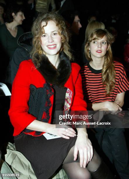 Florence Darel during Paris Fashion Week Fall/Winter 2007 - Christian Lacroix - Front Row at Espace Ephemere Tuileries - Jardin des Tuileries in...