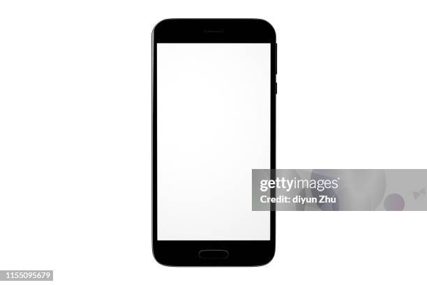 smart phone ,3d render - smart phone white background stock pictures, royalty-free photos & images