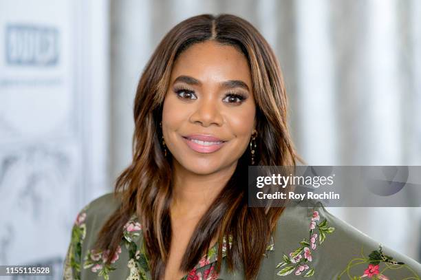Regina Hall discusses "Shaft" with the Build Series at Build Studio on June 10, 2019 in New York City.