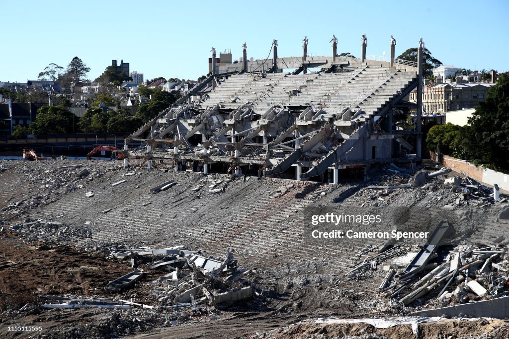 Demolition Continues At Allianz Stadium