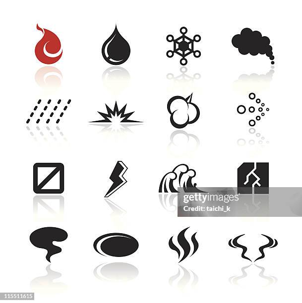 simple icon - smoking activity stock illustrations