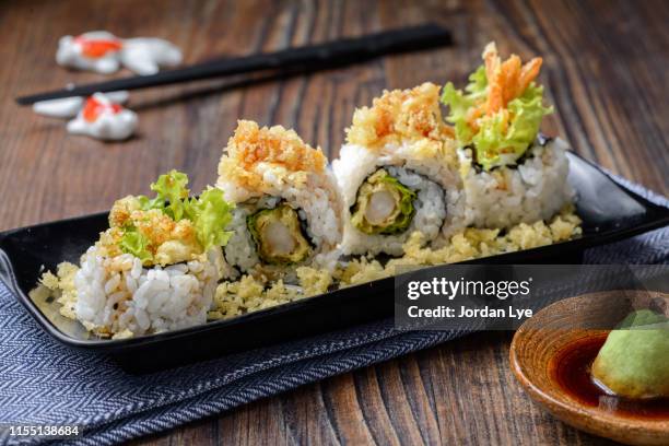 tempura ebi maki - 東南アジア ストックフォトと画像