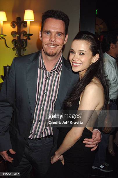 Kevin Dillon and Jane Stuart during "Entourage" Season Premiere - After Party at Cinerama Dome in Hollywood, California, United States.