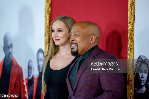 Heather Taras and Daymond John attends the "Shaft" New York Premiere at AMC Lincoln Square Theater on June 10, 2019 in New York City.