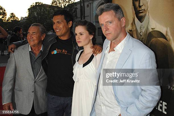 August Schellenberg Adam Beach, Anna Paquin and Aidan Quinn