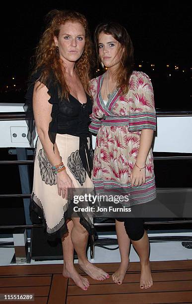 Sarah Ferguson the Duchess of York and Daughter Princess Eugenie