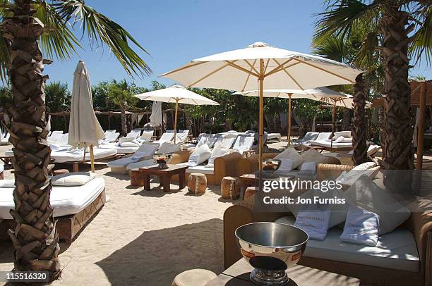 Atmosphere during Sean "Diddy" Combs White Party - Inside at Nikki Beach in St Tropez, France.