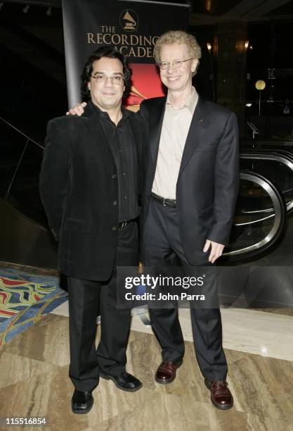 Chapter President Carlos Alvarez and Chairman of The Recording Academy Terry Lickona