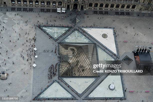 Pyramid Top Louvre Pyramid Top View