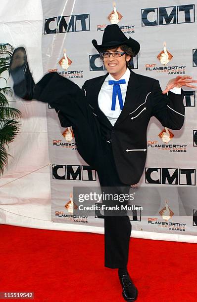 Mo Rocca during 2003 CMT Flameworthy Awards - Arrivals at The Gaylord Center in Nashville, Tennessee, United States.