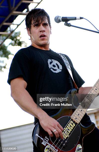 Jon Gallant of Billy Talent during Billy Talent concert - September 13, 2003 at Masquerade Music Park in Atlanta, Georgia, United States.