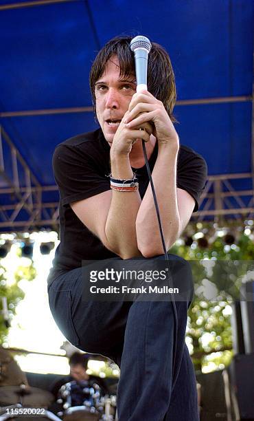 Benjamin Kowalawicz of Billy Talent during Billy Talent concert - September 13, 2003 at Masquerade Music Park in Atlanta, Georgia, United States.