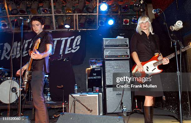 The Raveonettes during The Raveonettes in Concert - Atlanta - October 9, 2003 at Echo Lounge in Atlanta, Georgia, United States.