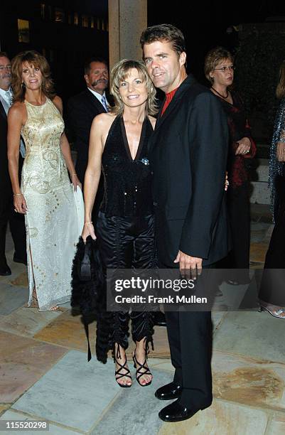 Richie McDonald of Lonestar and wife Gina during 2003 BMI Country Music Awards at BMI Nashville in Nashville, Tennessee, United States.