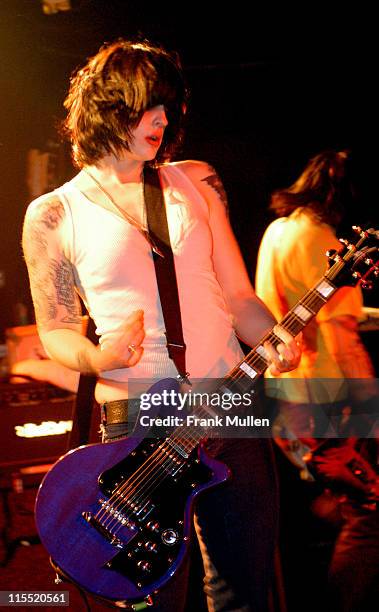 Brody Dalle of The Distillers during The Distillers in Concert - April 10, 2004 at Cotton Club in Atlanta, Georgia, United States.