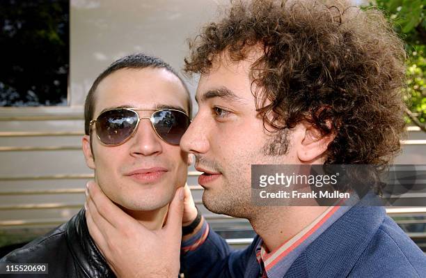 Fab Moretti and Albert Hammond of the Strokes during 11th Annual Music Midtown Festival - Day 2 - Backstage and Audience at Midtown and Downtown...