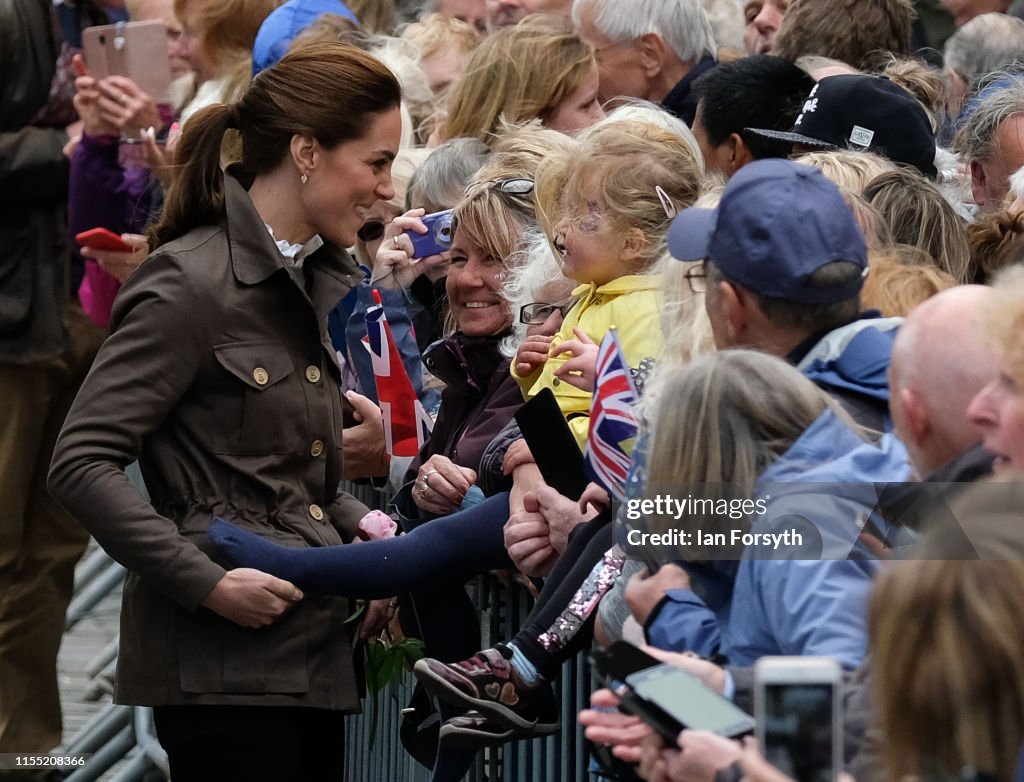 The Duke And Duchess Of Cambridge Visit Cumbria