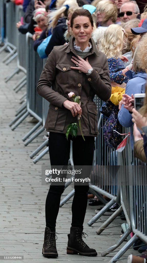 The Duke And Duchess Of Cambridge Visit Cumbria