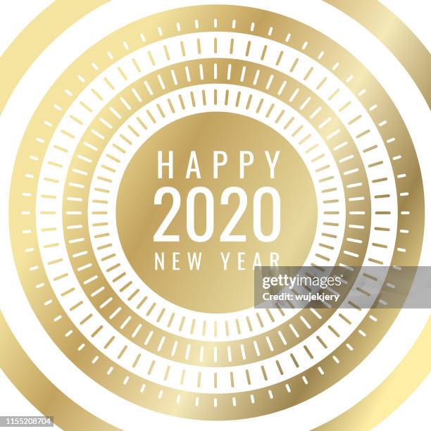modern abstract new year's card 2020 with fireworks - new year 2020 stock illustrations