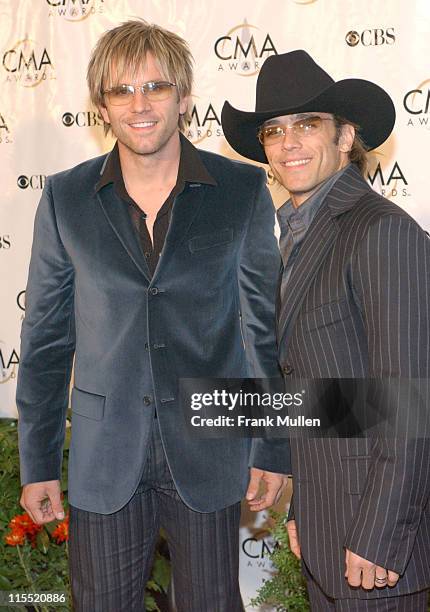 Blue County during 38th Annual Country Music Awards - Arrivals at Grand Ole Opry House in Nashville, Tennessee, United States.