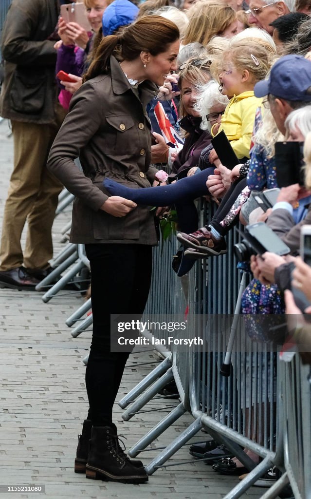 The Duke And Duchess Of Cambridge Visit Cumbria
