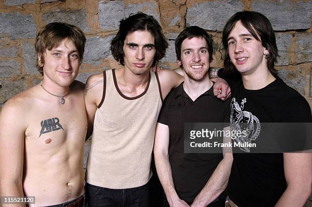 Chris Gaylor, Tyson Ritter, Mike Kennerty and Nick Wheeler of All-American Rejects