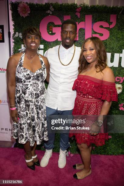 LaWanda Ware, Joshua Morgan, and Charrisse Jackson-Jordan attend 11th Annual Girls' Night Out By Shawn Yancy at Katzen Arts Center on June 01, 2019...