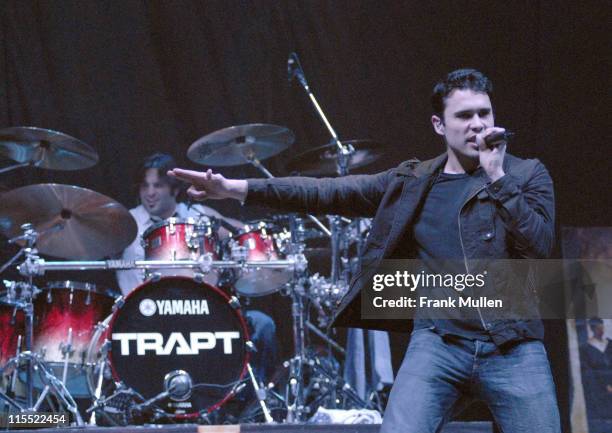 Aaron Montgomery and Chris Brown during Trapt in Concert at Gwinnett Center in Duluth - March 17, 2006 at Arena at Gwinnett Center in Duluth,...