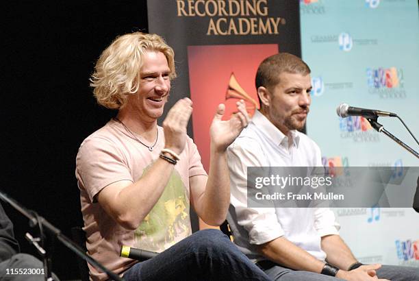 Ed Roland, Will Turpin during Grammy Career Day With Collective Soul - May 10, 2006 in Atlanta, Georgia, United States.