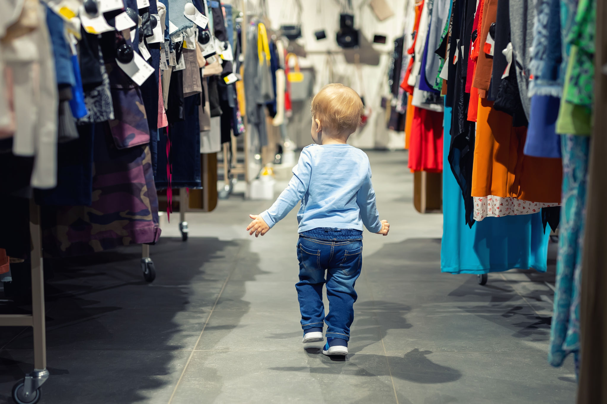 toddler clothing shopping