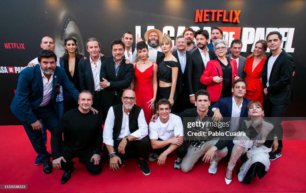 Netflix Presents 'La Casa De Papel' 3rd Season In Madrid