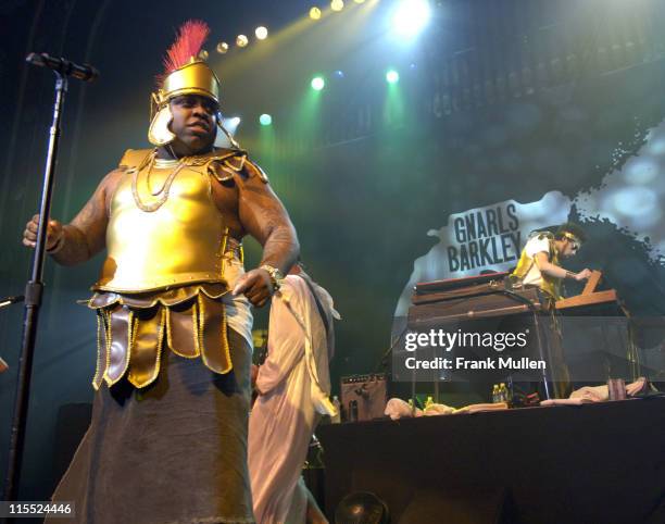 Cee-Lo Green and Danger Mouse of Gnarls Barkley during Gnarls Barkley in Concert at Tabernacle - October 1, 2006 at Tabernacle in Atlanta, Georgia,...