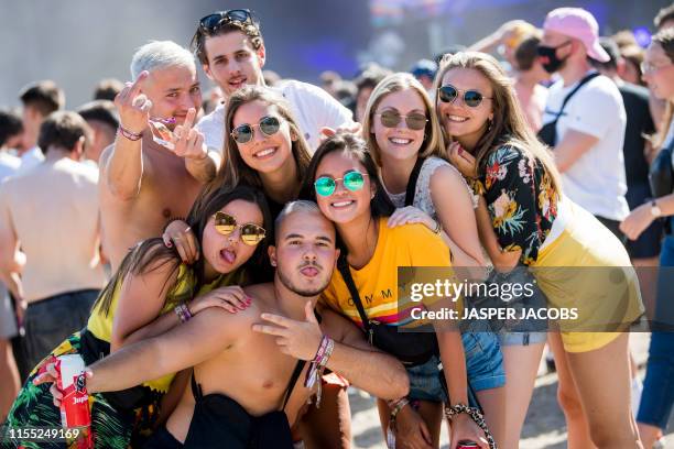 Illustration picture shows the first day of the Les Ardentes music festival in Liege, Thursday 04 July 2019. The 14th edition of the festival is...